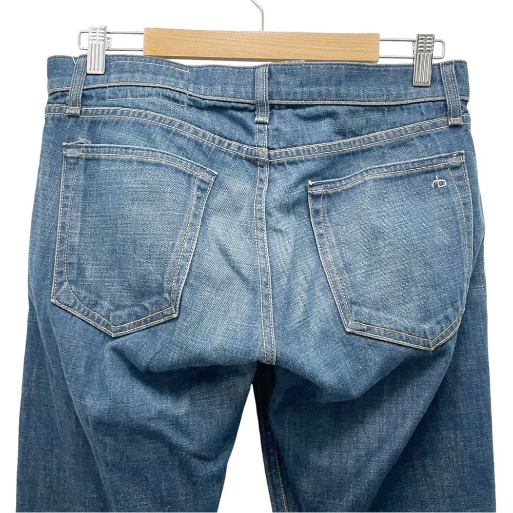 Rag & Bone Jeans Fit 2 Slim Leg in Owen Wash Non-Stretch Denim Mens Size 30x34 - Picture 6 of 13